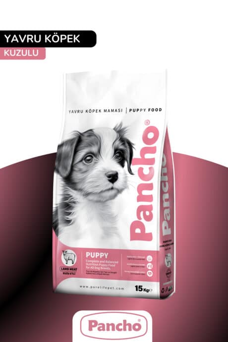 PANCHO KUZU ETLİ PUPPY KÖPEK MAMASI 15KG
