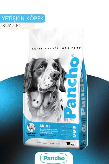 PANCHO KUZU ETLİ YETİŞKİN KÖPEK MAMASI 15KG