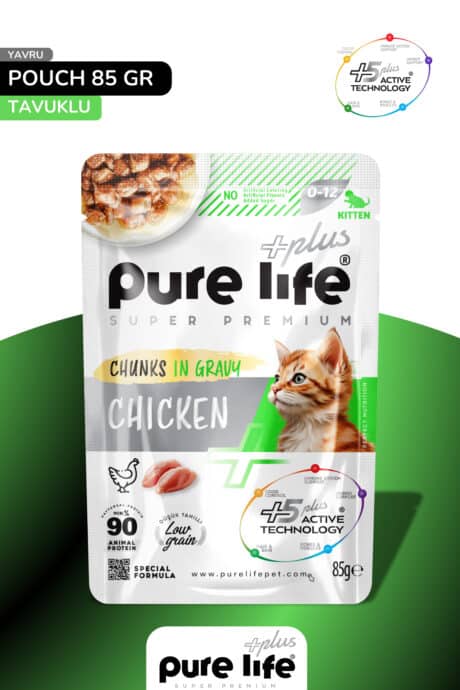 PURELİFE PLUS CHUNKS IN GRAVY KITTEN CHICKEN